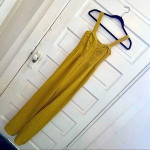 Harper Heritage Yellow Striped Jumpsuit